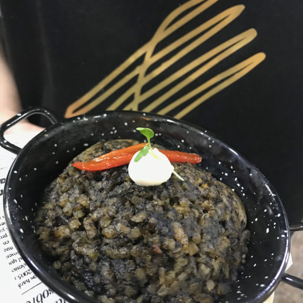 Arroz en tinta de Calamar